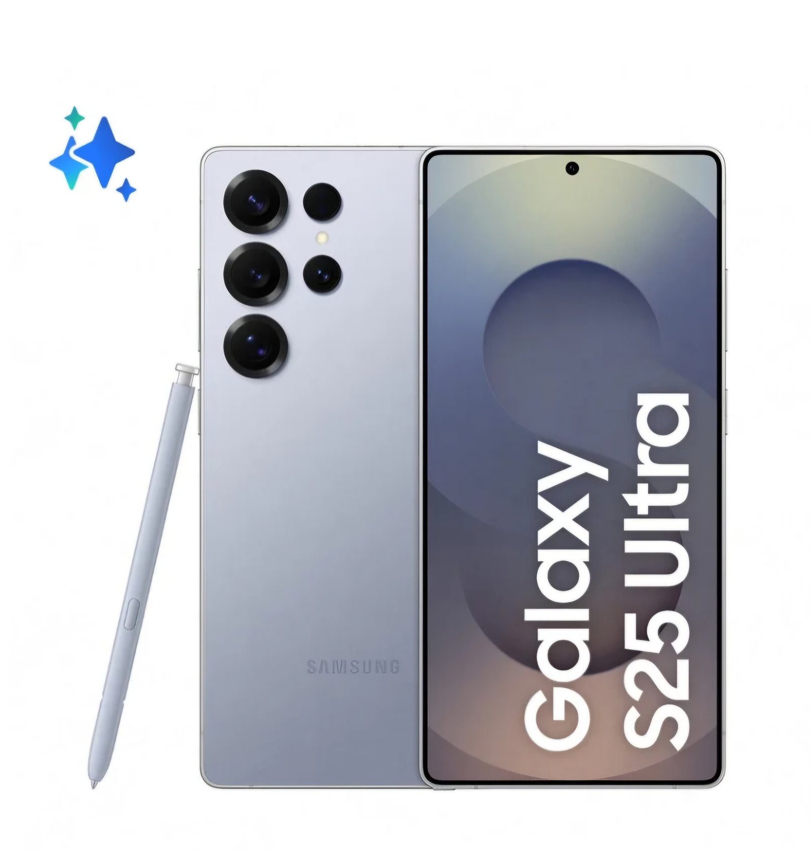 سامسونج جلاكسي إس 25 الترا 256. جيجا. تيتانيوم فضي، ازرق